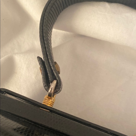 Vintage Elegant Luxury Black Handbag - Picture 7 of 10